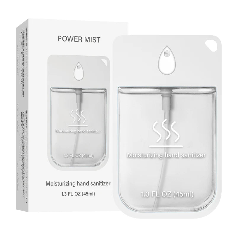 Moisturizing Hand Sanitizer Travel Size (45ml Each) for Soft & Clean Hands - Alcohol-Free, Skin-Friendly Care, 10 Available