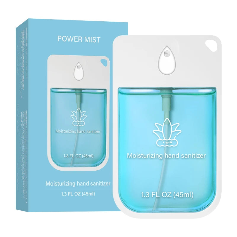 Moisturizing Hand Sanitizer Travel Size (45ml Each) for Soft & Clean Hands - Alcohol-Free, Skin-Friendly Care, 10 Available