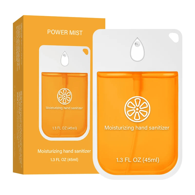 Moisturizing Hand Sanitizer Travel Size (45ml Each) for Soft & Clean Hands - Alcohol-Free, Skin-Friendly Care, 10 Available