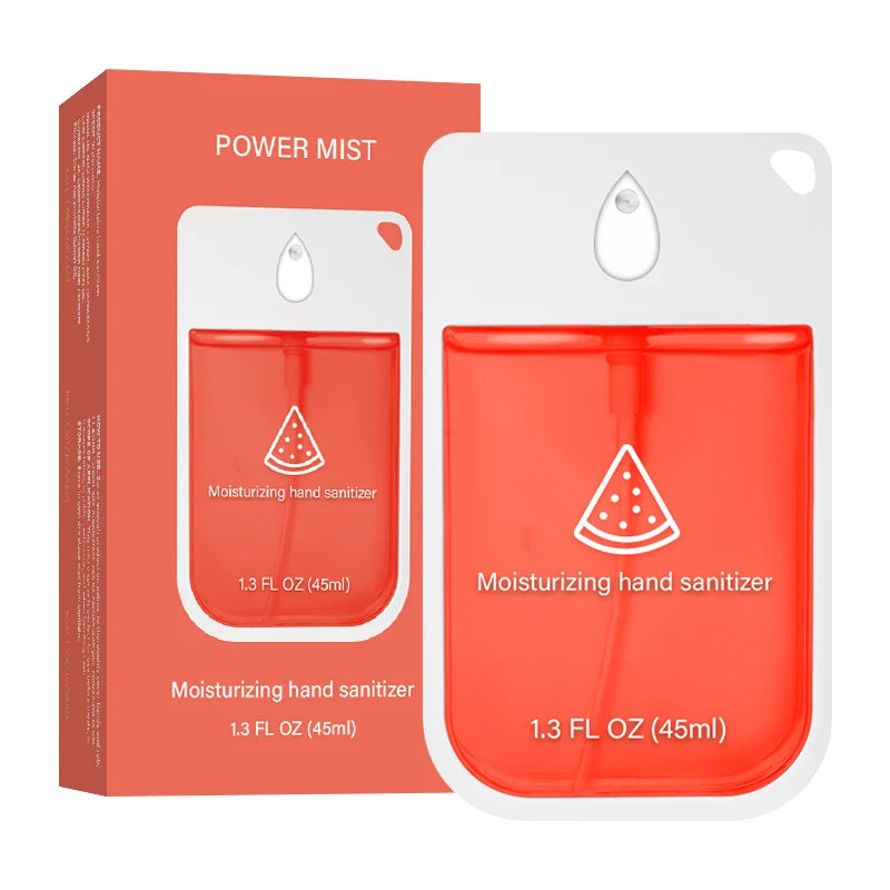 Moisturizing Hand Sanitizer Travel Size (45ml Each) for Soft & Clean Hands - Alcohol-Free, Skin-Friendly Care, 10 Available