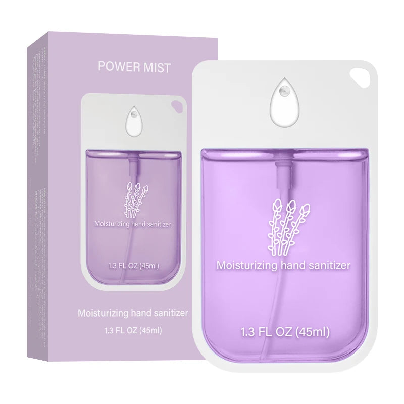 Moisturizing Hand Sanitizer Travel Size (45ml Each) for Soft & Clean Hands - Alcohol-Free, Skin-Friendly Care, 10 Available