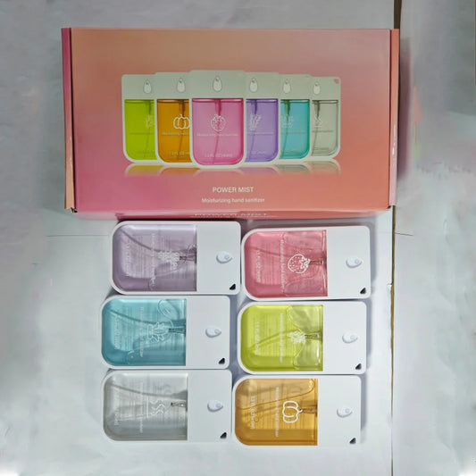 Moisturizing Hand Sanitizer Travel Size (45ml Each) for Soft & Clean Hands - Alcohol-Free, Skin-Friendly Care, 10 Available